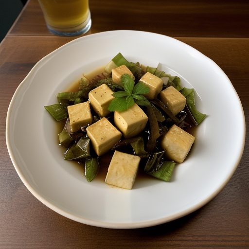 Hawaiian Tofu With Chinese Cabbage recipe image