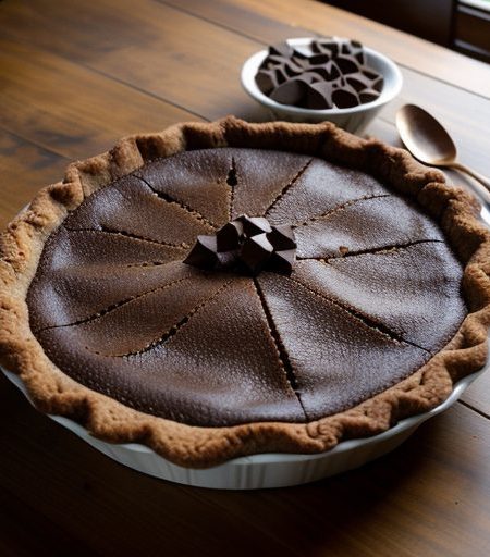 Hawaiian Vintage Chocolate Chess Pie recipe image