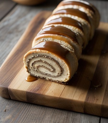 Hazelnut Caramel Roll recipe image