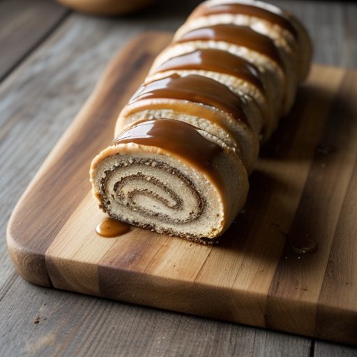 Hazelnut Caramel Roll recipe image