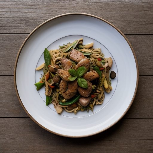 Hazelnut Chicken Stir Fry recipe image