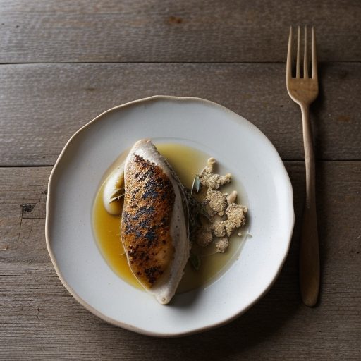 Hazelnut Chicken With Orange Thyme Cream recipe image