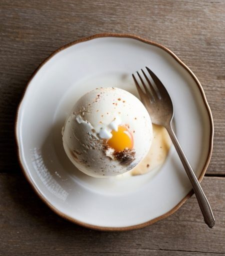 Hazelnut Crunch Ice Cream (Low Cholesterol recipe image