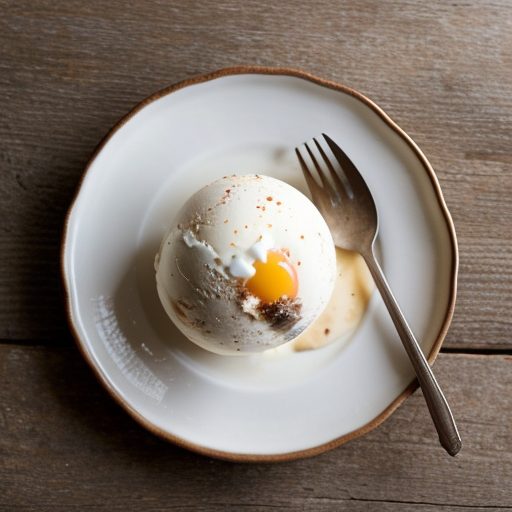 Hazelnut Crunch Ice Cream (Low Cholesterol recipe image