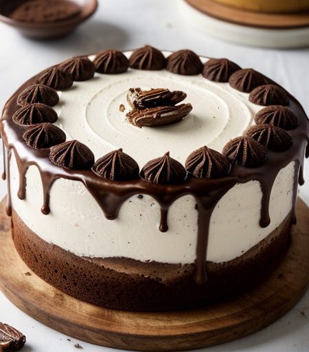 Hazelnut Ice Cream Cake recipe image