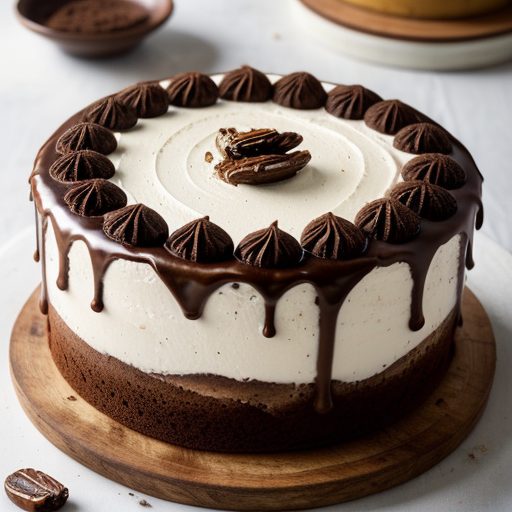 Hazelnut Ice Cream Cake recipe image