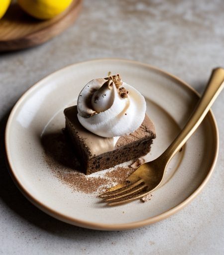 Hazelnut Meringue With Mocha Filling recipe image