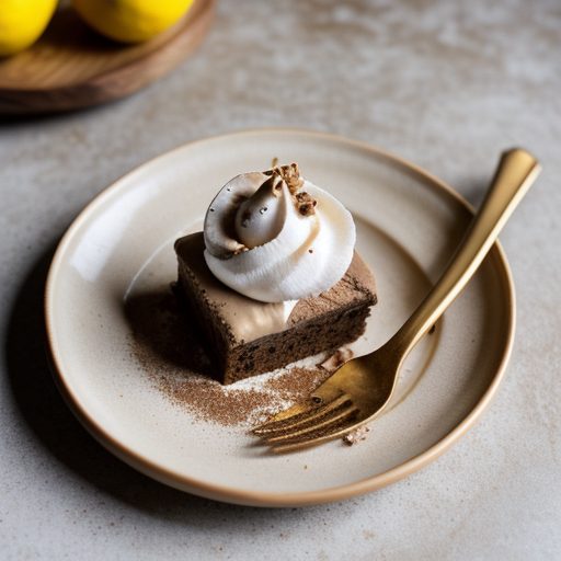 Hazelnut Meringue With Mocha Filling recipe image