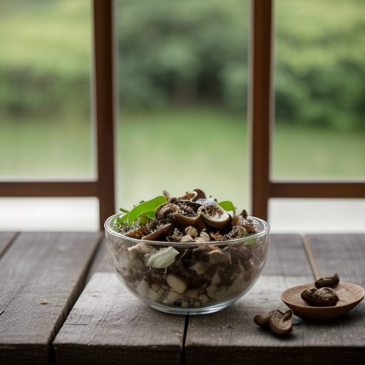 Hazelnut & Mushroom Salad recipe image