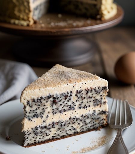 Hazelnut Poppy Seed Cake recipe image