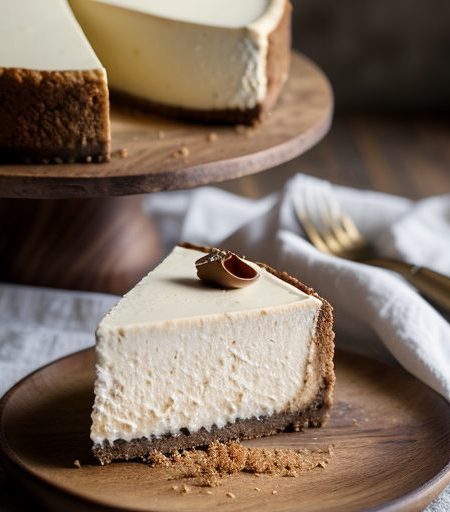 Hazelnut Praline Cheesecake recipe image