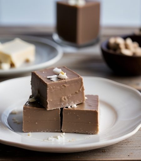 Hazelnut Rum Fudge recipe image