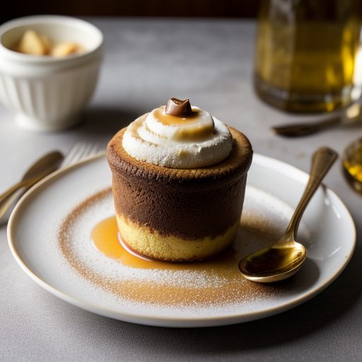 Hazelnut Souffle W/Sauce recipe image