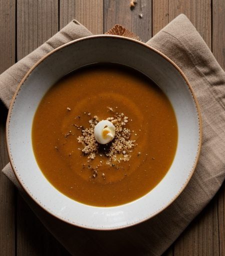 Hazelnut Squash Soup recipe image