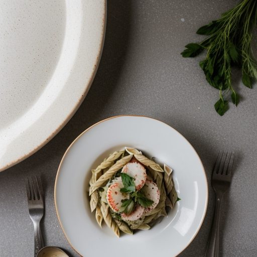 Healthy Scallops Penne Rigate recipe image