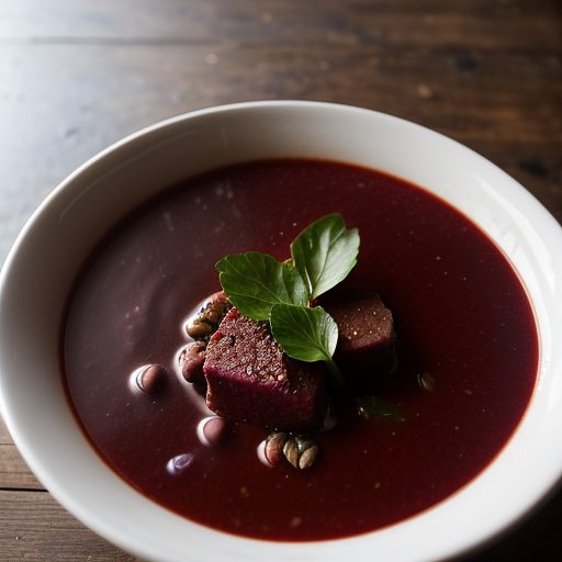 Heart Russian Beet Soup recipe image