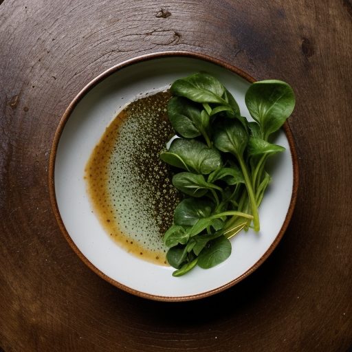 Heart of Romaine and Watercress With Basil Anchovy Sauce recipe image