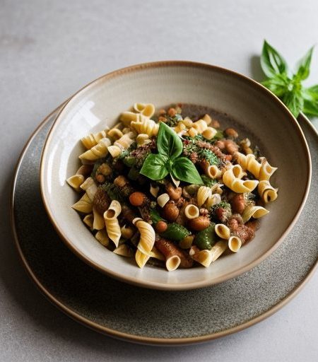 Hearty Bean and Pasta Stew recipe image