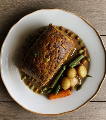 Hearty Bean and Vegetable Roast recipe image