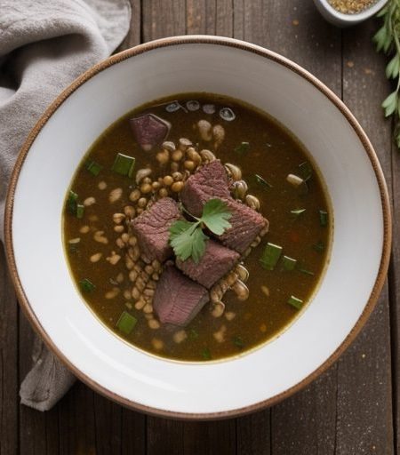 Hearty Beef & Barley Soup recipe image