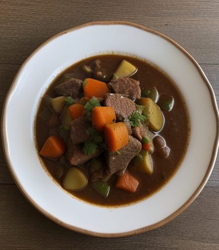 Hearty Beef Vegetable Stew recipe image