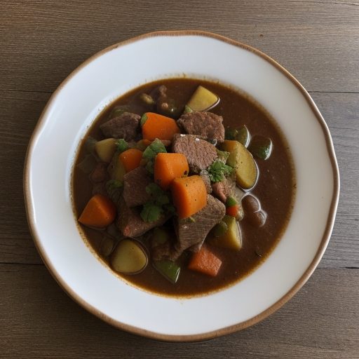 Hearty Beef Vegetable Stew recipe image