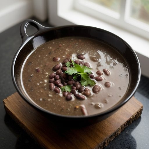 Hearty Black Bean Soup recipe image