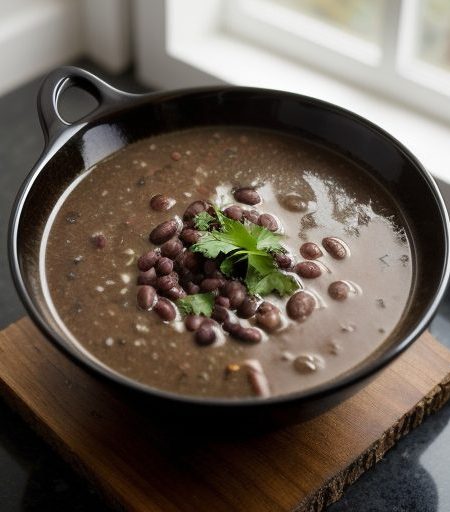 Hearty Black Bean Soup recipe image