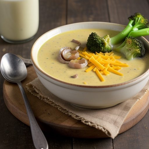 Hearty Chlcken Broccoll Soup recipe image