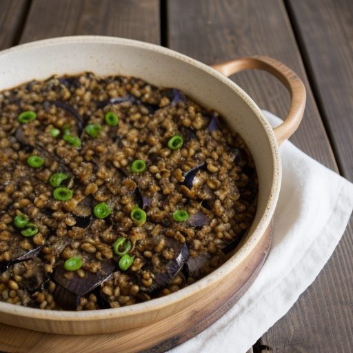 Hearty Eggplant-Barley Bake recipe image