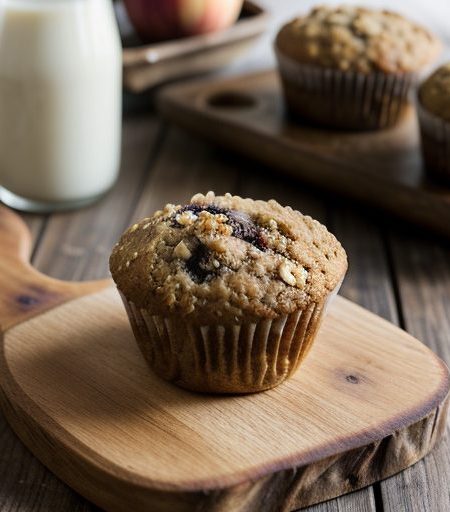Hearty Fig Oatbran Muffins recipe image