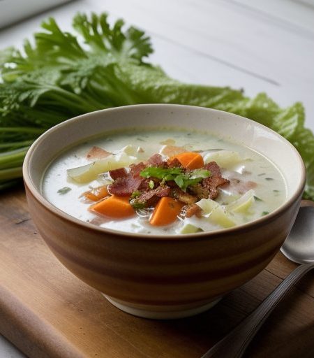 Hearty German Sour Cream Soup recipe image