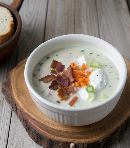 Hearty German Sour Cream Soup recipe image
