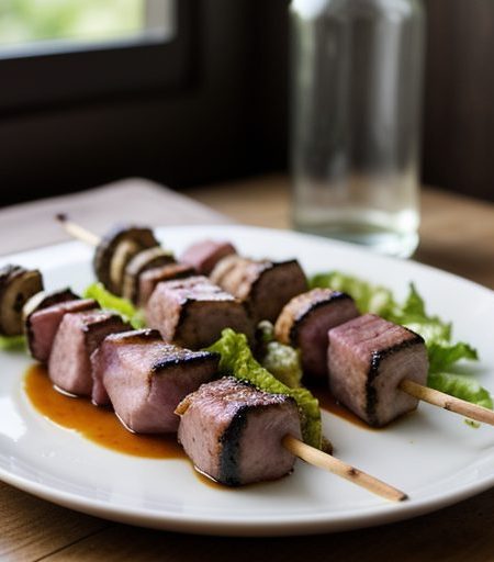 Hearty Ham Kabobs recipe image