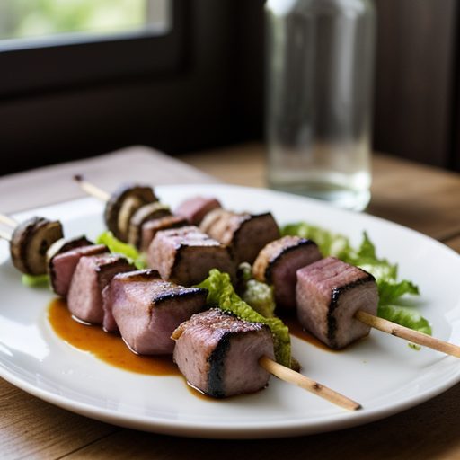 Hearty Ham Kabobs recipe image