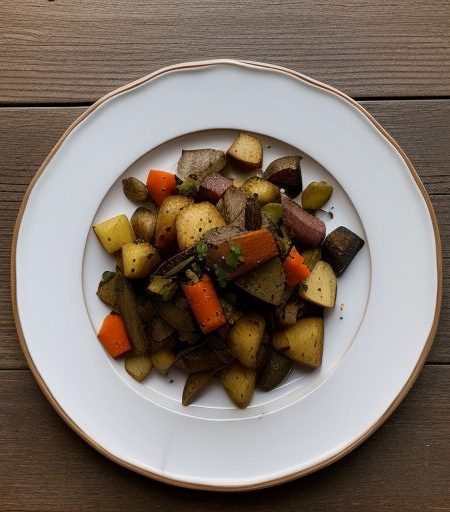 Hearty Roasted Vegetables recipe image
