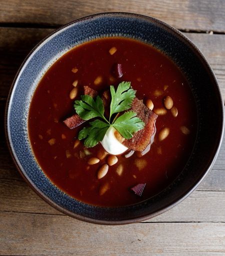 Hearty Russian Beet Soup recipe image