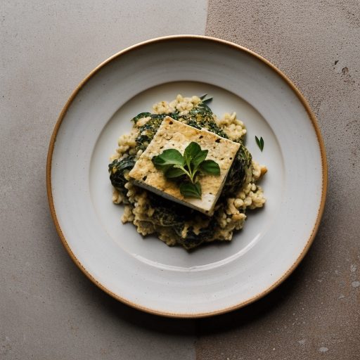 Hearty Spinach & Tofu Risotto recipe image