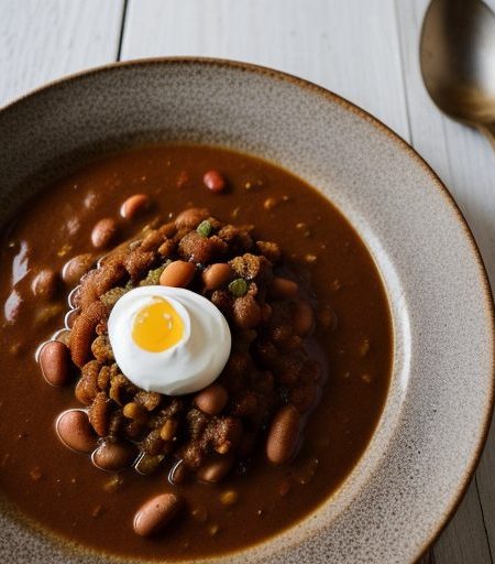 Hearty Three-Bean Chili (4 PTS recipe image