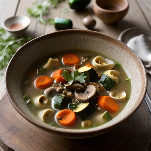 Hearty Tortellini Vegetable Soup recipe image