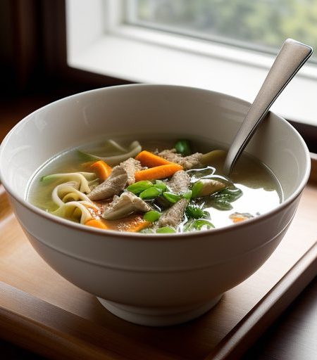 Hearty Turkey Noodle Soup recipe image