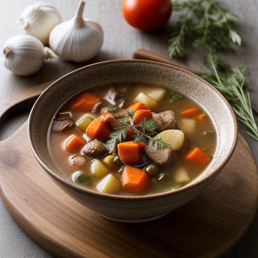 Hearty Turkey-Vegetable Soup recipe image