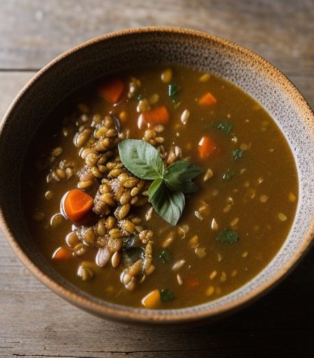 Hearty Vegetable Barley Soup recipe image