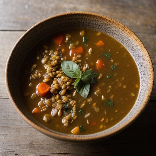 Hearty Vegetable Barley Soup recipe image
