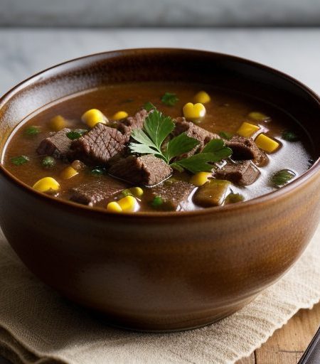 Hearty Vegetable Beef Soup recipe image
