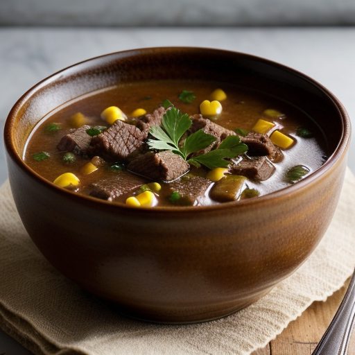 Hearty Vegetable Beef Soup recipe image