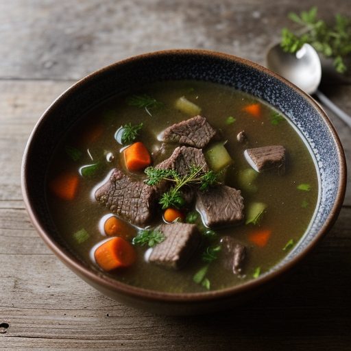 Hearty Vegetable-Beef Soup recipe image