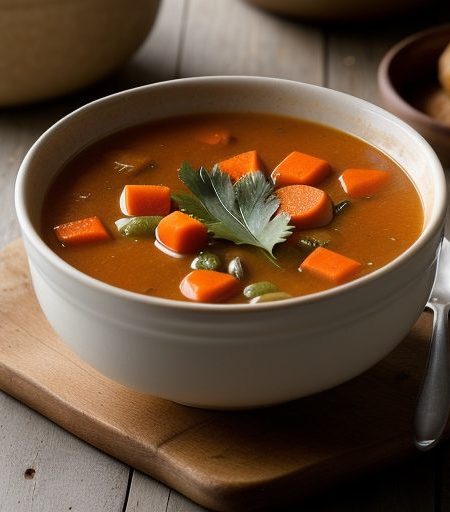 Hearty Vegetable Soup (Hess recipe image