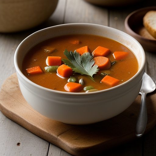 Hearty Vegetable Soup (Hess recipe image