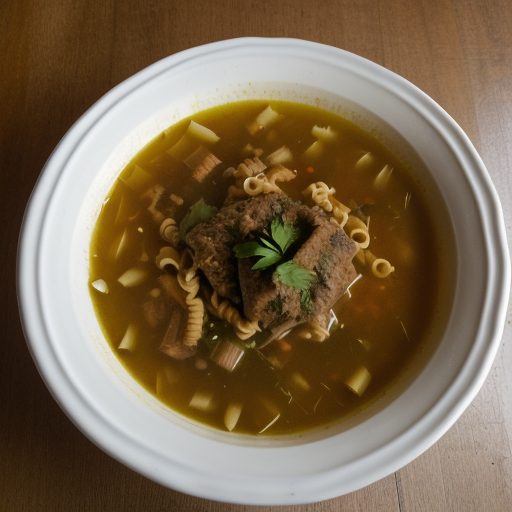 Hearty Vegetable and Pork Soup recipe image